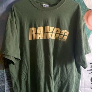rambo movie promotion tee xl